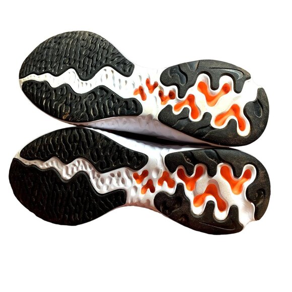 Nike Renew Run Sneakers Unisex Youth 6.5‎ Womens 8.5 Black Orange Running Shoes - Picture 6 of 12